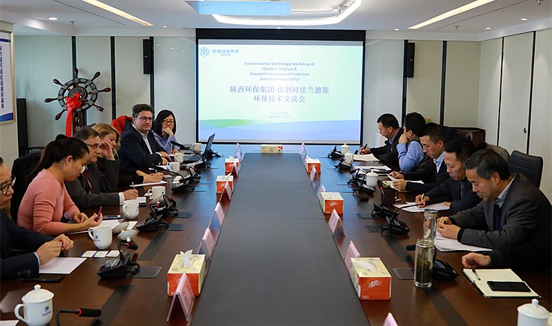 比利时驻华使馆商务参赞Peter Christiaen带队到lewin乐玩官网集团互换座谈