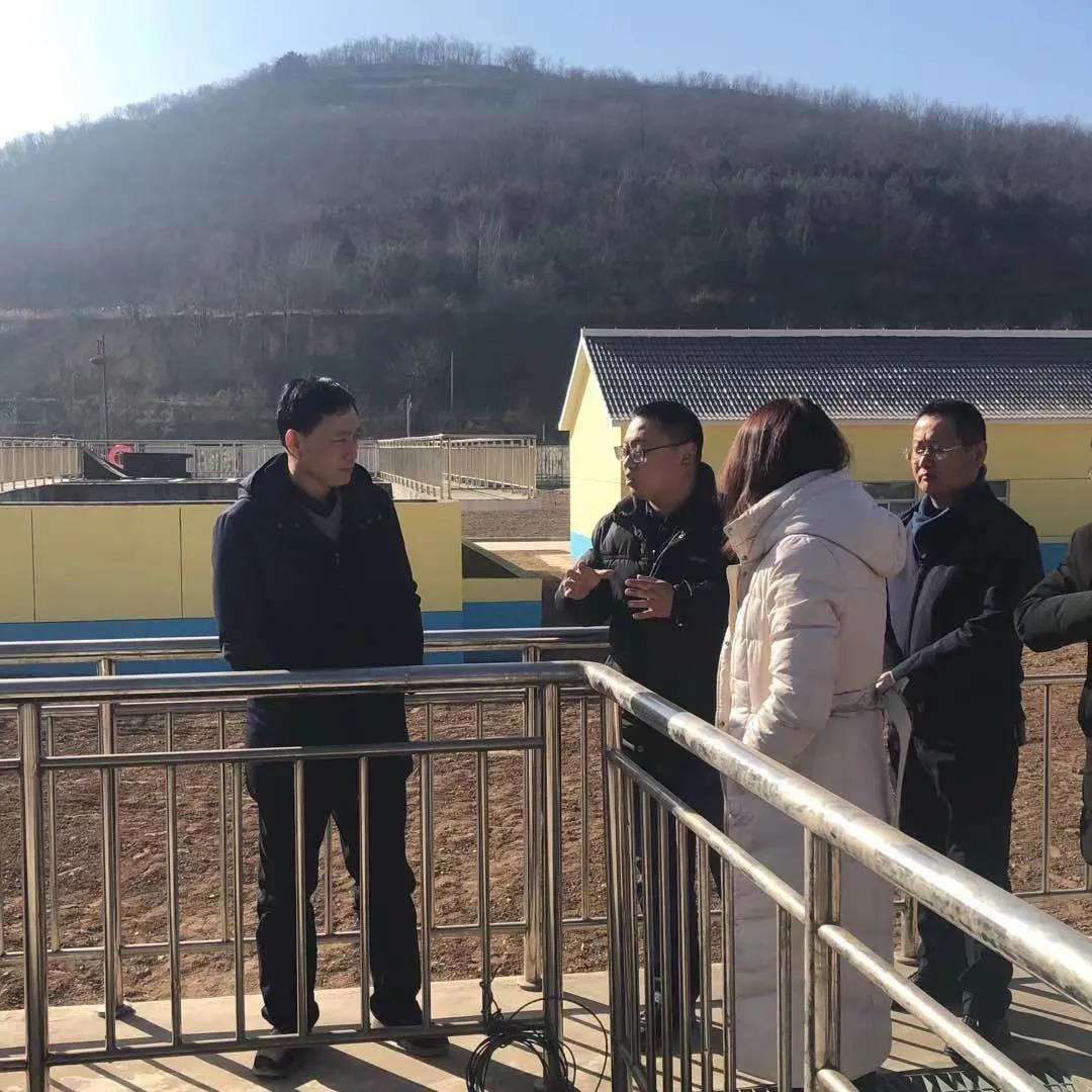 黄陵县委书记刘矿平到水环境公司黄陵县污水处置厂调研